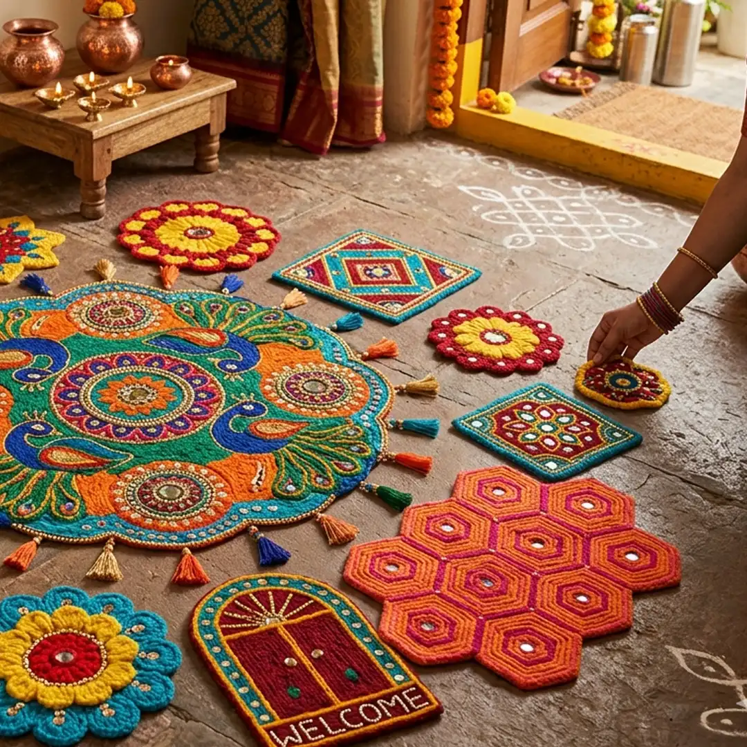 Woolen Rangoli Category Page Woolen Rangoli Category Page