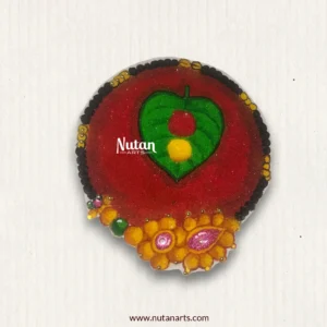 Haldi Kumkum on Leaf with Nath