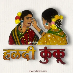 Haldi Kumkum with 2 Ladies