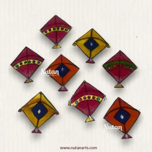 Kite Shape Readymade Rangoli Mat