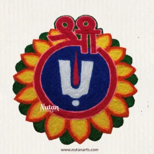 Shree Tirupati Balaji Namam Backdrop Mat